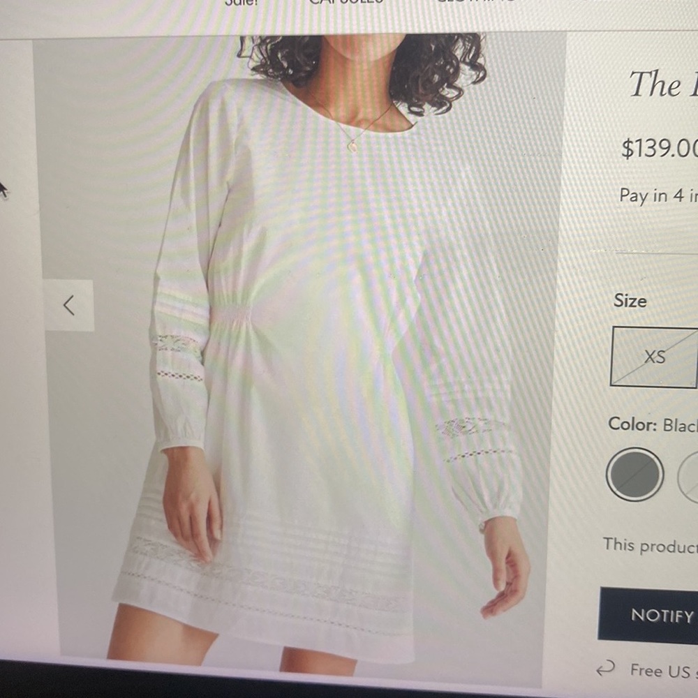 Vetta Capsule Long Sleeve Lace Dress LIKE NEW